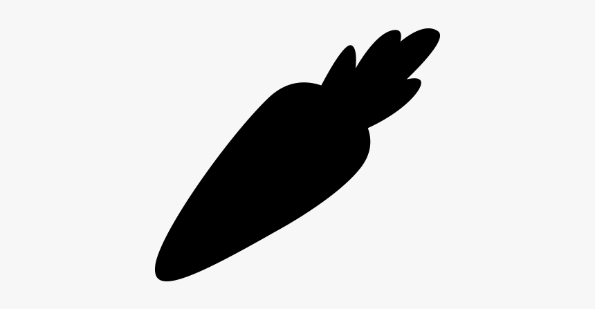 Free Carrot Icon Png Vector - Transparent Background Transparent Black And White, Png Download, Free Download