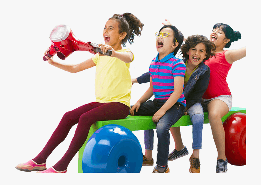 Entertainment City Itâ€™s Fun Time - Children Playing In Park Png, Transparent Png, Free Download