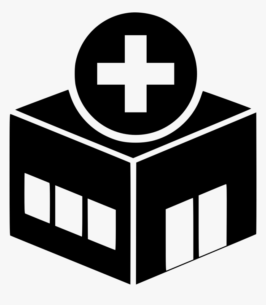 Hospital Vector - Hospital Icon Vector Png, Transparent Png, Free Download