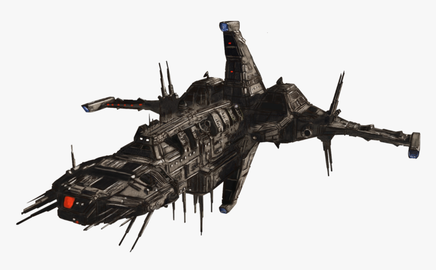 Clip Art Image - Sci Fi Ship Png, Transparent Png, Free Download