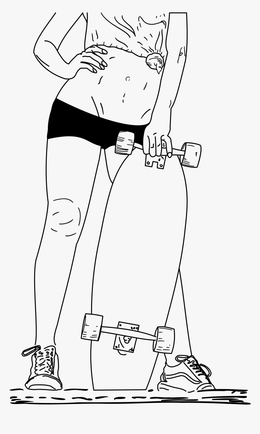 Alexa Censored Longboard Clip Arts - Cartoon, HD Png Download, Free Download