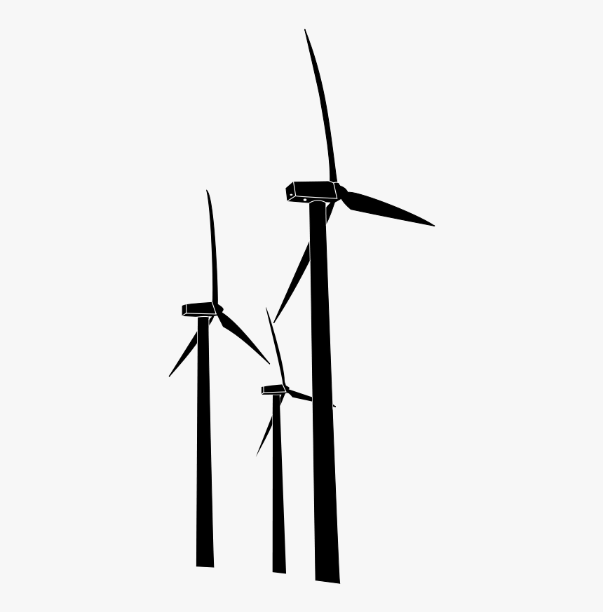 Wind Turbines - Wind Farm Clipart, HD Png Download, Free Download