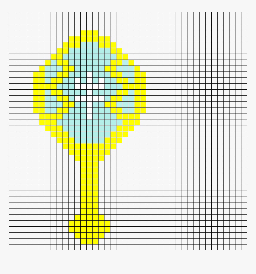 Sailor Neptune Mirror Perler Bead Pattern / Bead Sprite - Graph Paper A4 Size, HD Png Download, Free Download