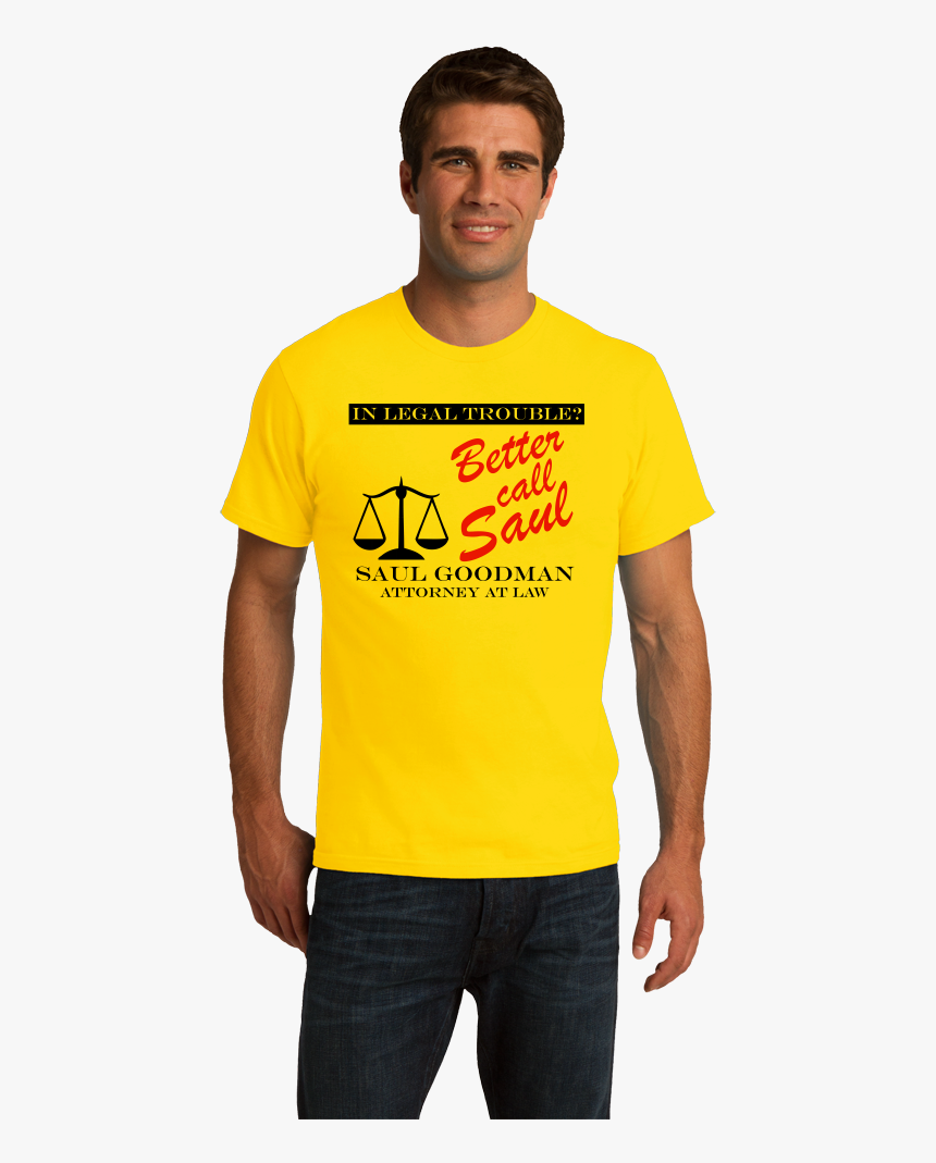 Standard Yellow Better Call Saul - Pedobear T Shirt, HD Png Download, Free Download