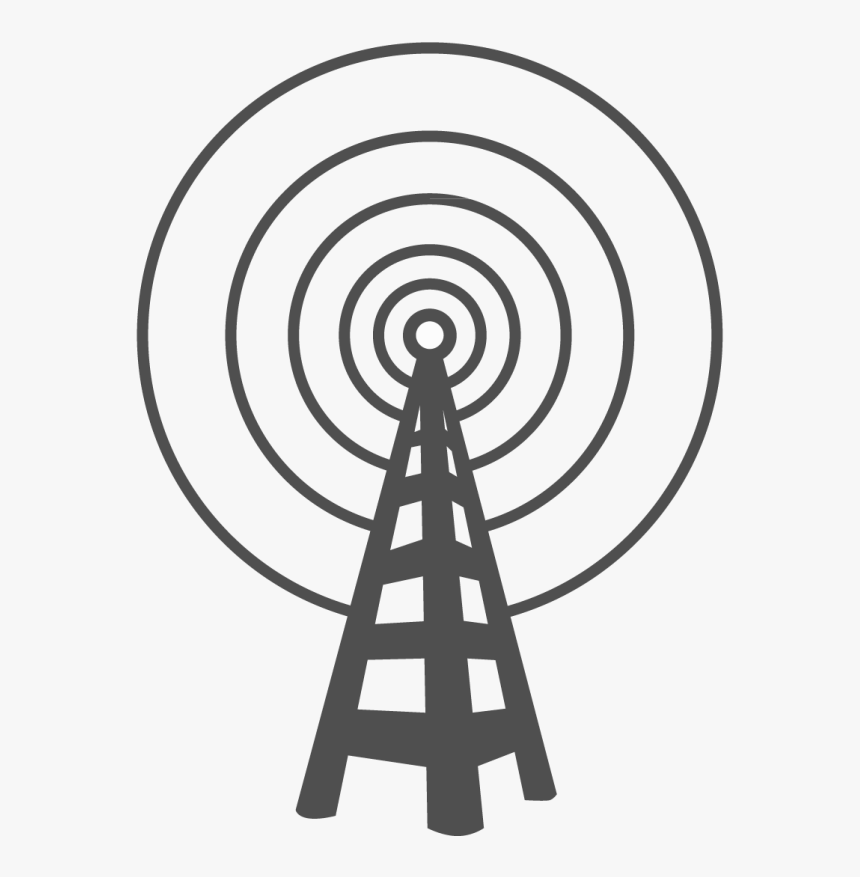 Communication Clipart Cell Tower - Clip Art Radio Tower, HD Png Download, Free Download