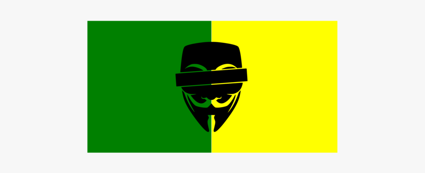 Brand,yellow,green - Yellow And Green Anonymous, HD Png Download, Free Download