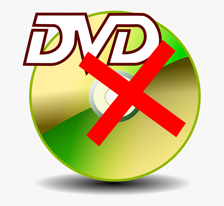 Damaged Dvd, Broken Dvd, Defective Dvd, Dsic - Dvd Clipart, HD Png Download, Free Download