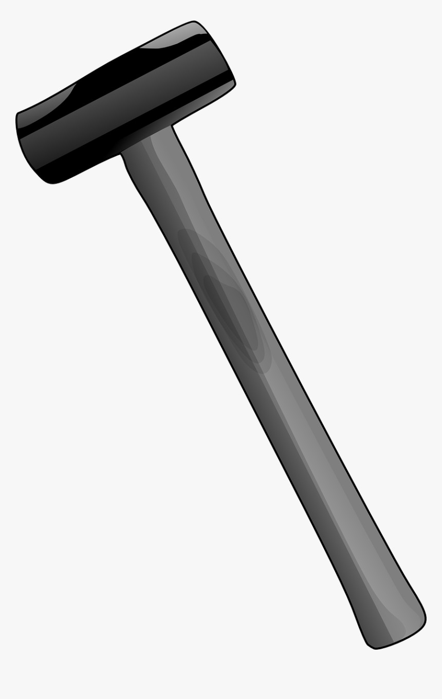 Hammer Tool Metal - Sledge Hammer Clipart, HD Png Download, Free Download