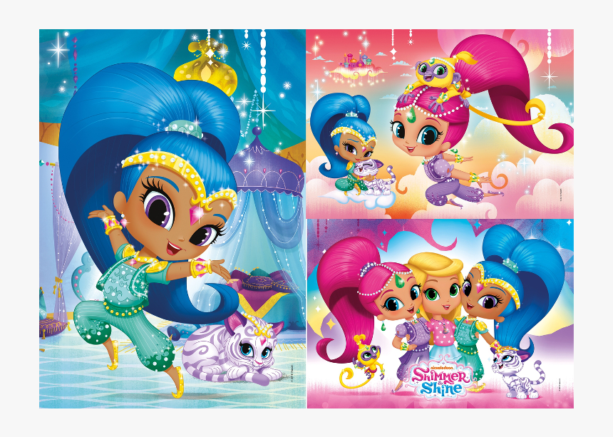 Buy Puzzle Clementoni Shimmer And Shine 25218 Elkor - Puzzle Shimmer I Shine, HD Png Download, Free Download