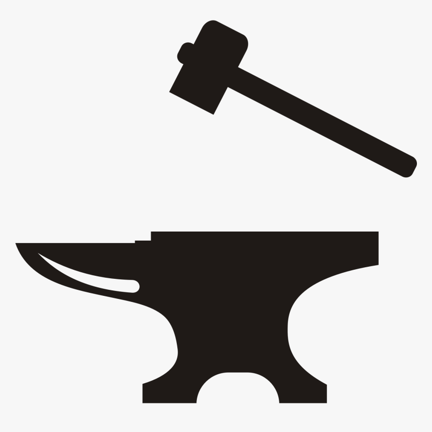 Anvil Blacksmith Hammer Clip Art - Blacksmith Clipart, HD Png Download, Free Download