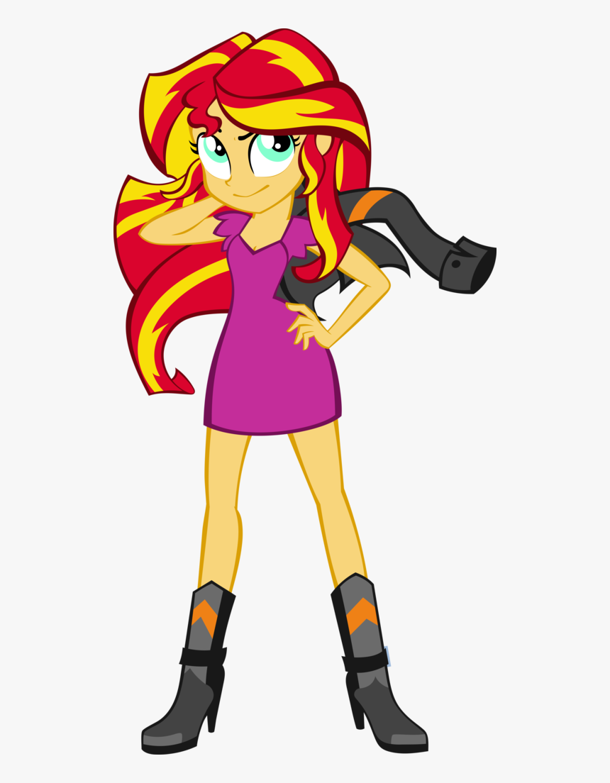 Shimmer Vector - Mlp Eg Friendship Games Sunset Shimmer, HD Png Download, Free Download