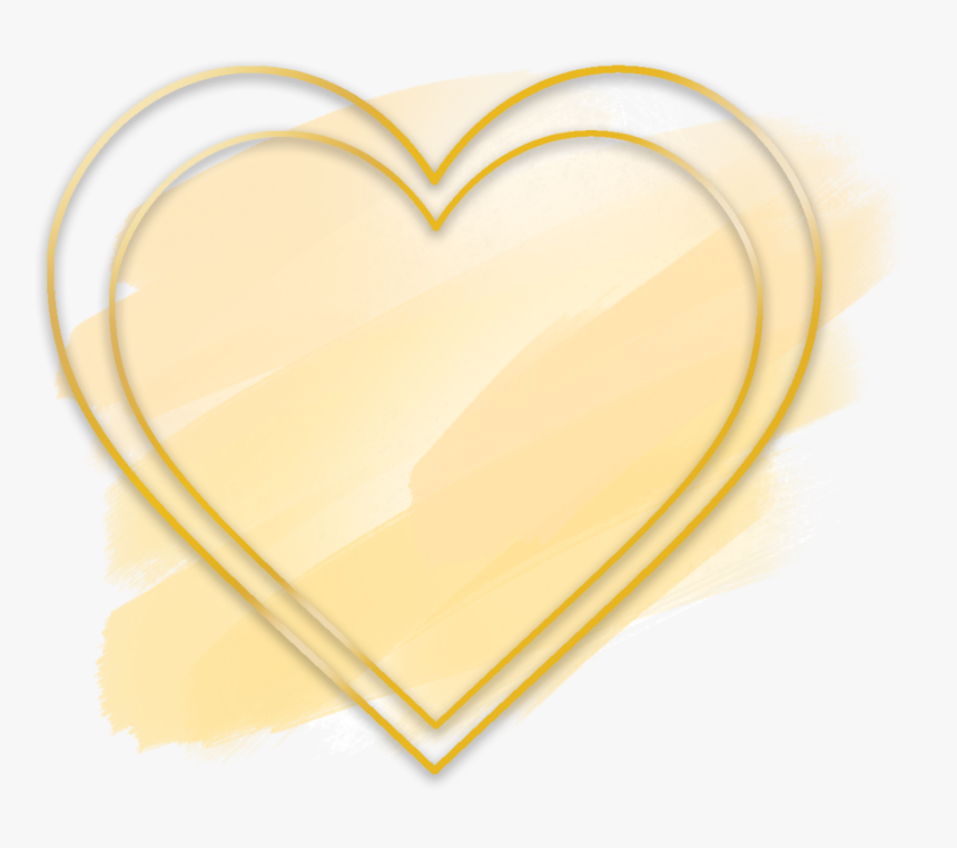 #love #heart #gold #brush #glitter #watercolor #geometric - Gold Heart Geometric Png, Transparent Png, Free Download