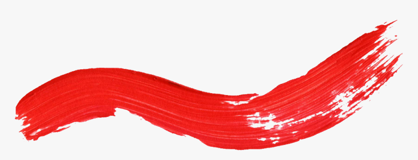 Red Brush Stroke Png, Transparent Png, Free Download