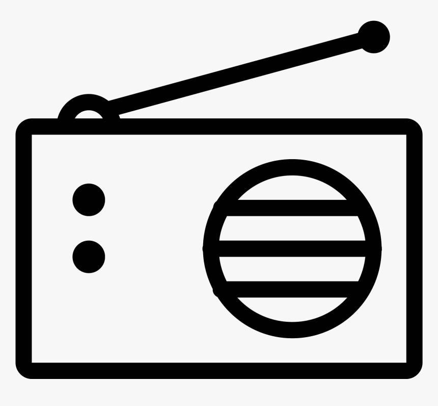 It"s A Logo For A Radio - Radio Icon, HD Png Download, Free Download