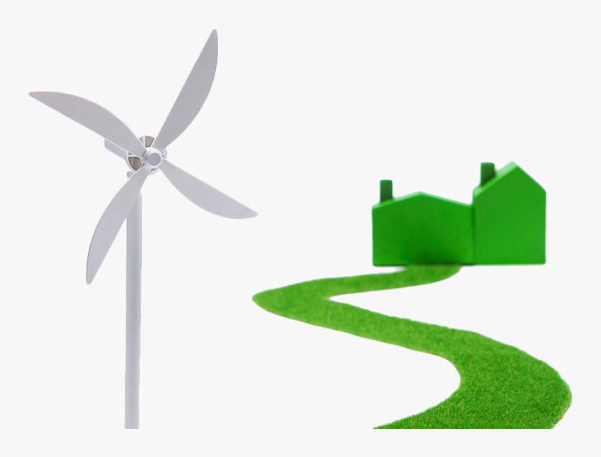 Wind Power Electricity Generation Windmill Green - Wind Turbine, HD Png Download, Free Download