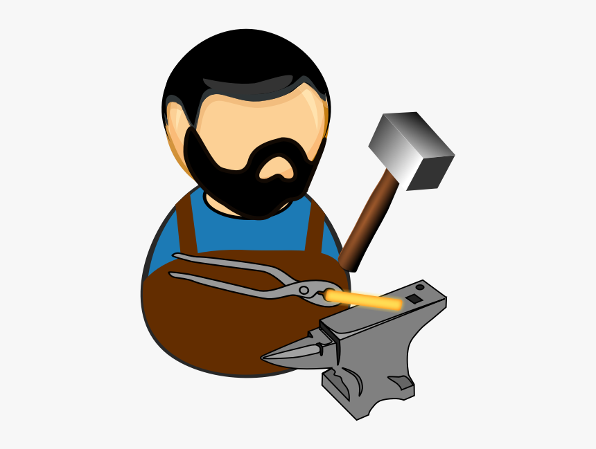 Blacksmith, Anvil, Tools, Metal, Craft, Smith, Hammer - Forge Clipart, HD Png Download, Free Download