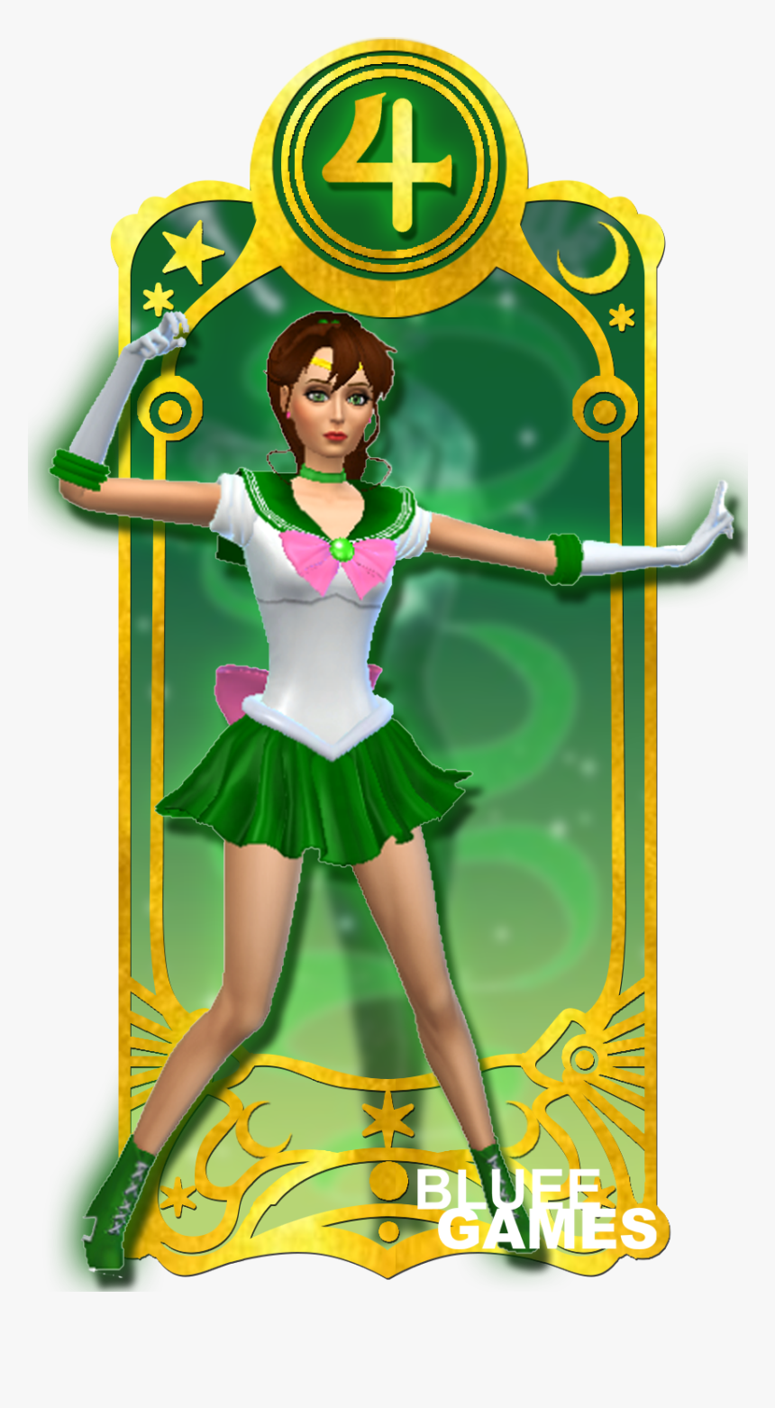 Sailor Moon Crystal Pose Sailor Jupiter, HD Png Download, Free Download