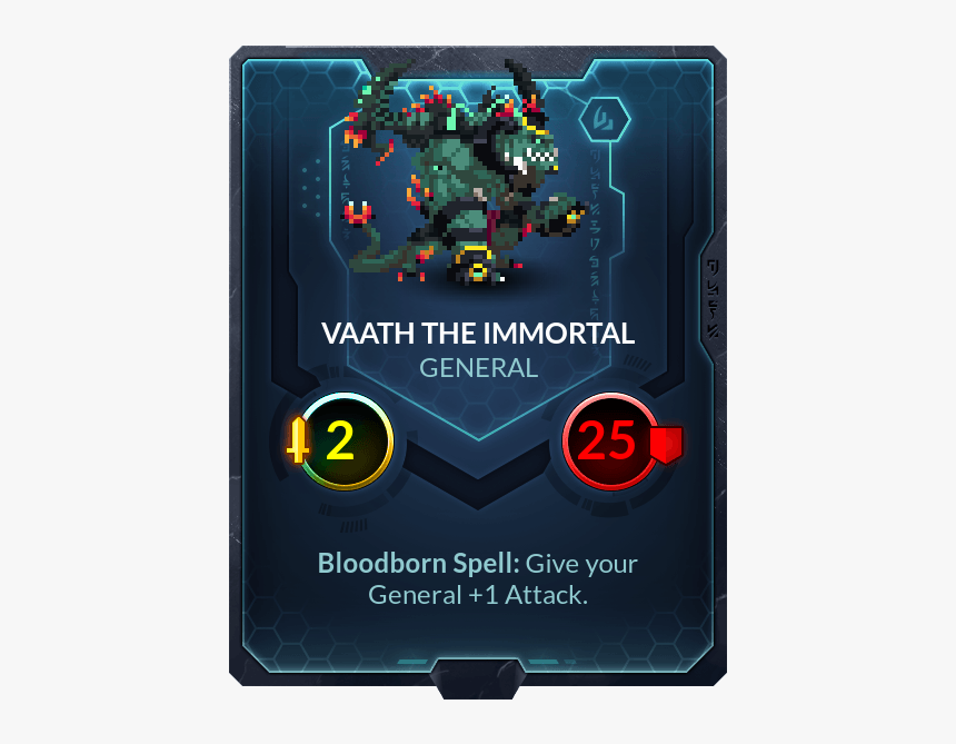 Vaath The Immortal - Duelyst Immortal Vanguard, HD Png Download, Free Download