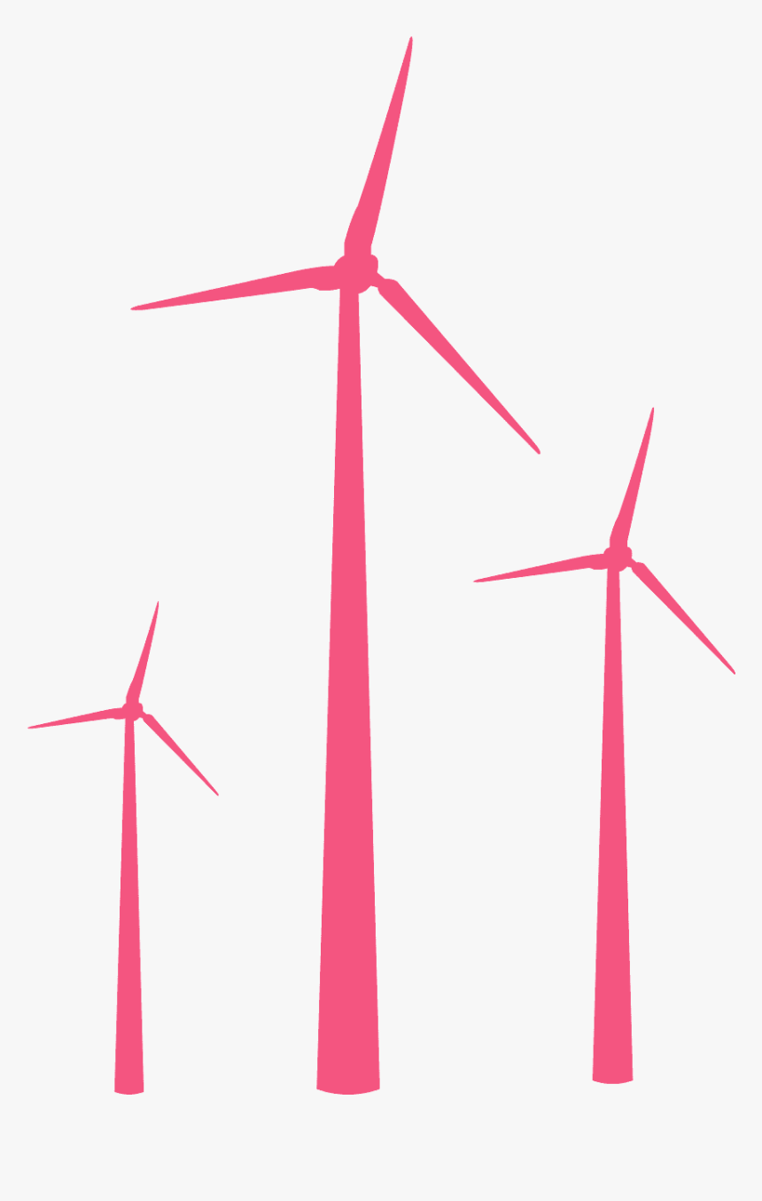 Silhouette Wind Turbine Vector, HD Png Download, Free Download