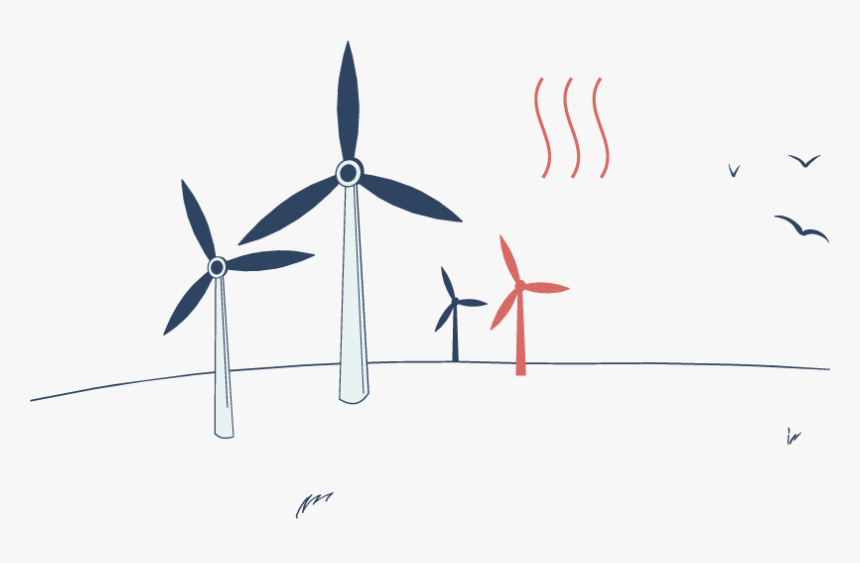 Ahead With Wind Power - Wind Turbine, HD Png Download, Free Download