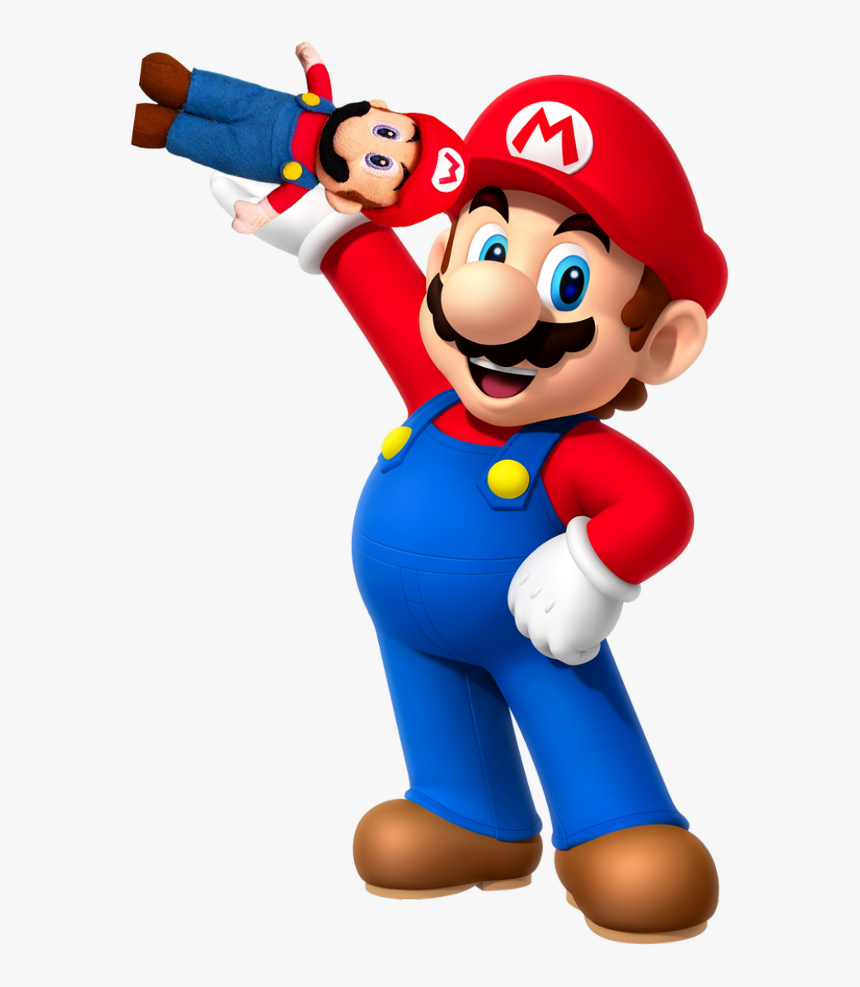 #sml Mario Got A Mario Plush - Super Mario Mit Bier, HD Png Download, Free Download