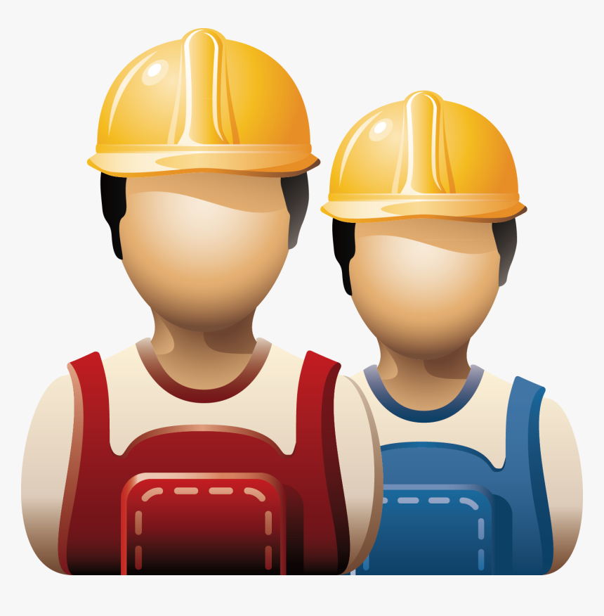Construction Clipart Personal Protective Equipment - Blue Collar Workers Icon, HD Png Download, Free Download