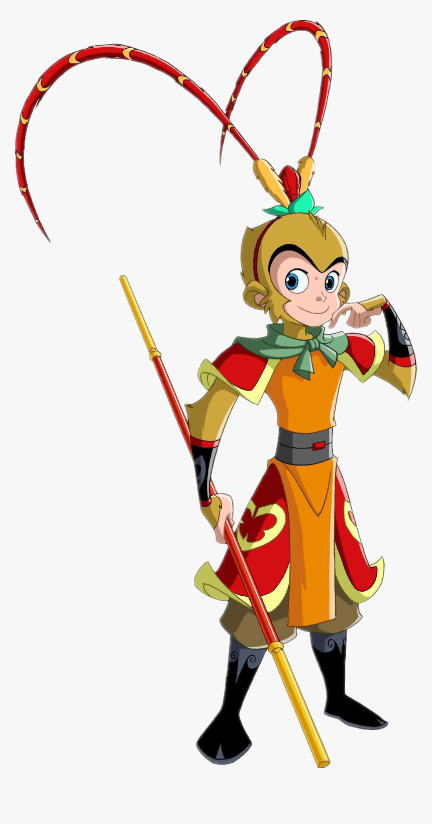 Sun Wukong China Journey To The West Monkey Animation - Monkey King Sun Wukong Cartoon, HD Png Download, Free Download