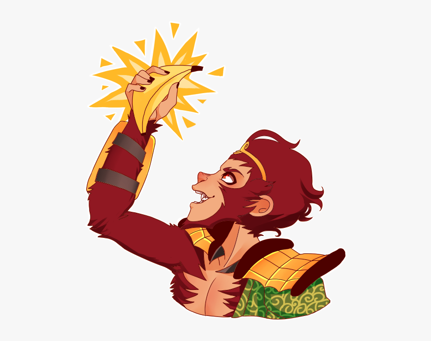 Monkey King ,sun Wukong,dota Art,dota,dota - Sun Wukong Monkey King Cartoon, HD Png Download, Free Download