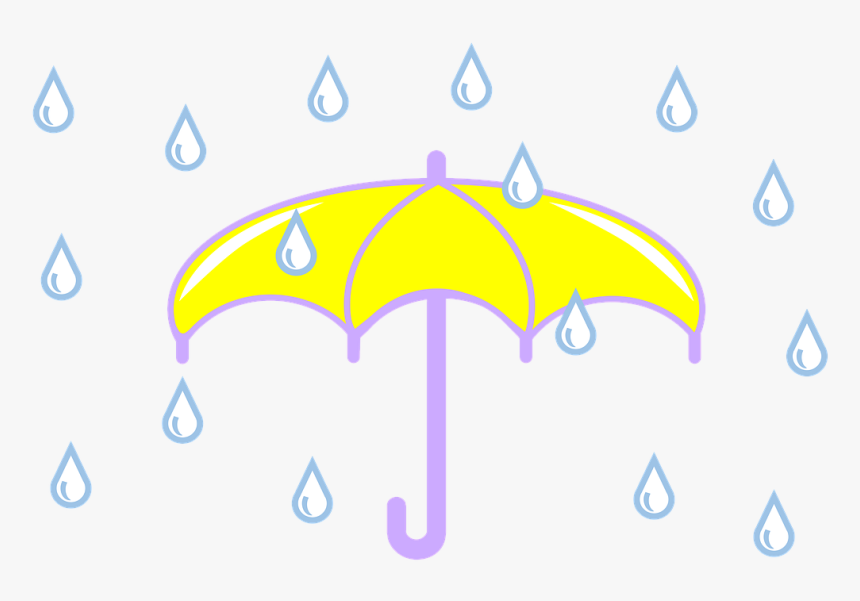 Rain, Umbrella, Weather, Wet, Shelter, Preparation - Illustration, HD Png Download, Free Download