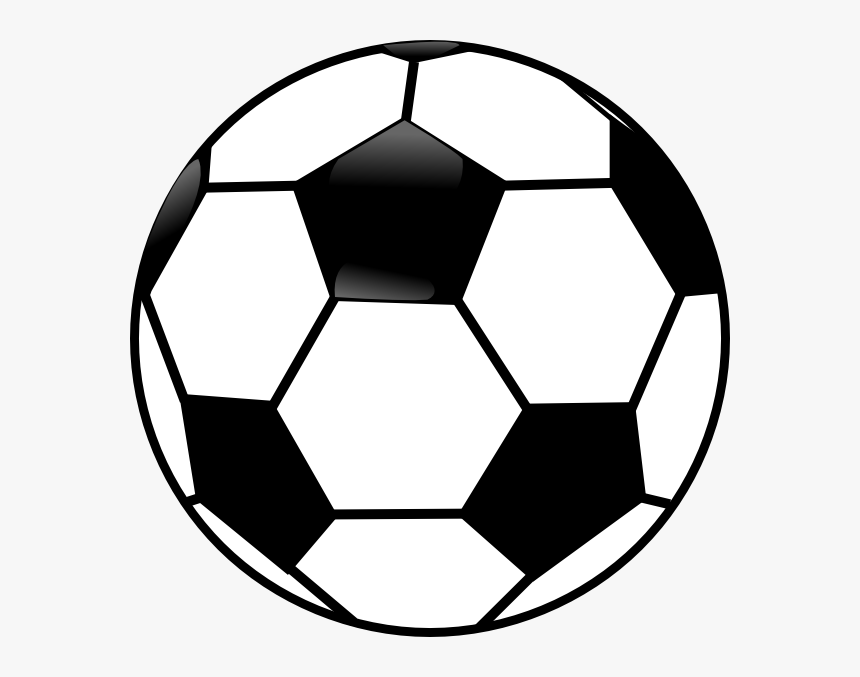 Soccer Ball Clip Art Png - Ball Black And White, Transparent Png, Free Download