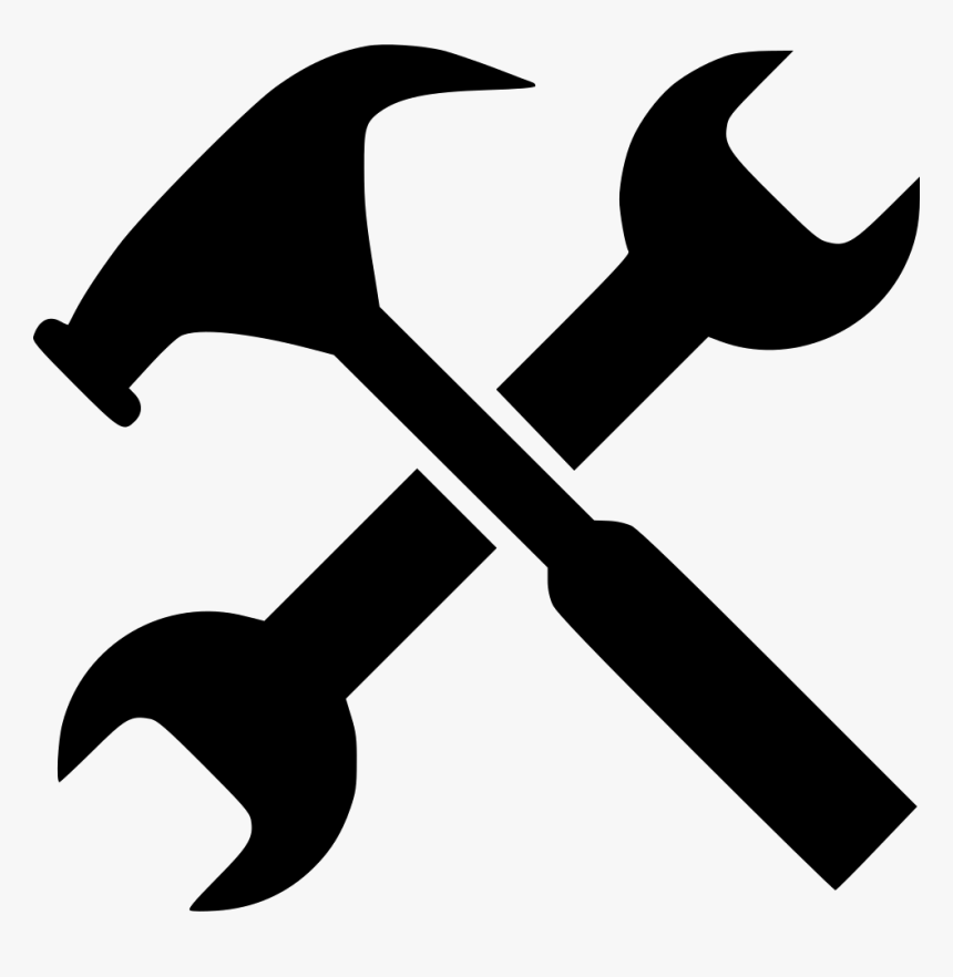 Free Png Work Tools - Hammer And Wrench Png, Transparent Png, Free Download