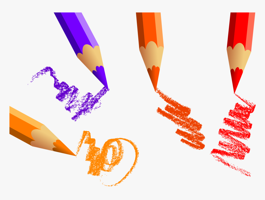 Color Pencil Creative Colored Drawing Hd Image Free - Drawing Color Pencil Clipart, HD Png Download, Free Download