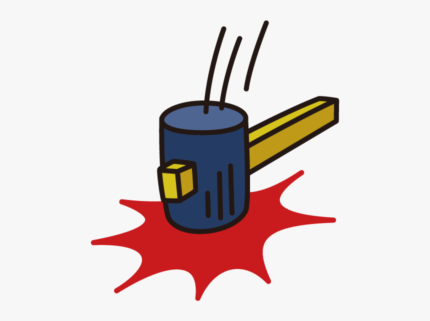 Cute Hammer Cartoon Hq Image Free Png Clipart - Hammer Cartoon Png, Transparent Png, Free Download