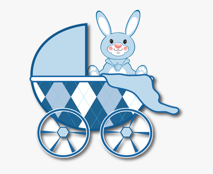 Image Of Baby Stroller 6 Baby Boy Clipart - Baby Crib Clipart Png, Transparent Png, Free Download