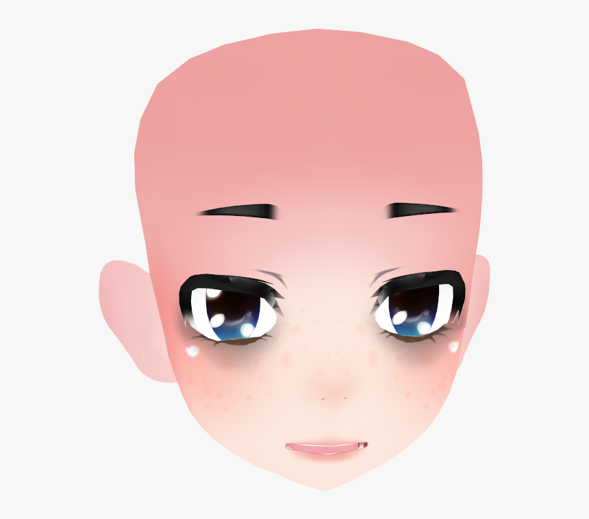 Nose Face Eyebrow Cheek - Mmd Tda Tired Face, HD Png Download, Free Download