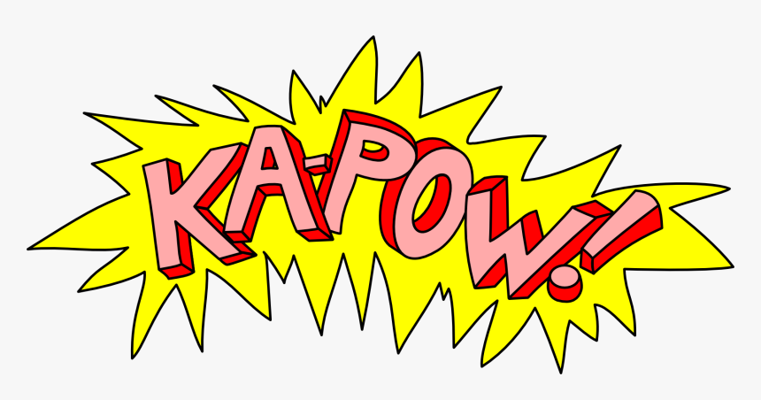 Ka Pow Plays The Garden Party Icon - Comic Book Action Bubble, HD Png Download, Free Download