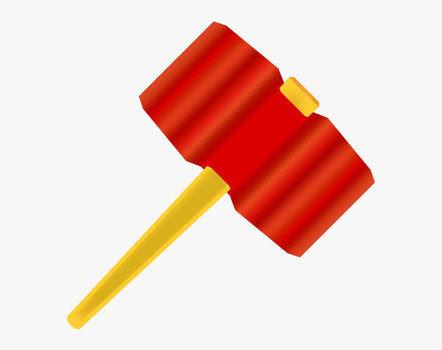 Toy Hammer Png , Png Download - Red Hammer Toy Png, Transparent Png, Free Download