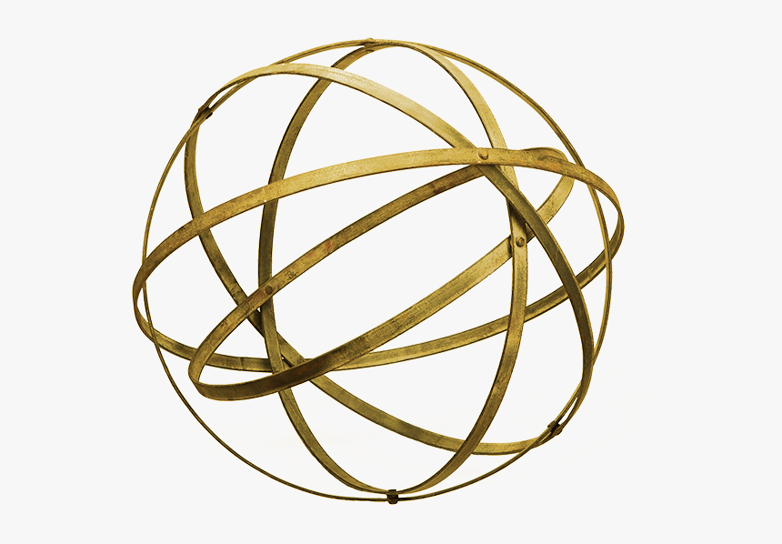 Gold Orb Metal Ball Garden Sculpture Hd Png Download Kindpng