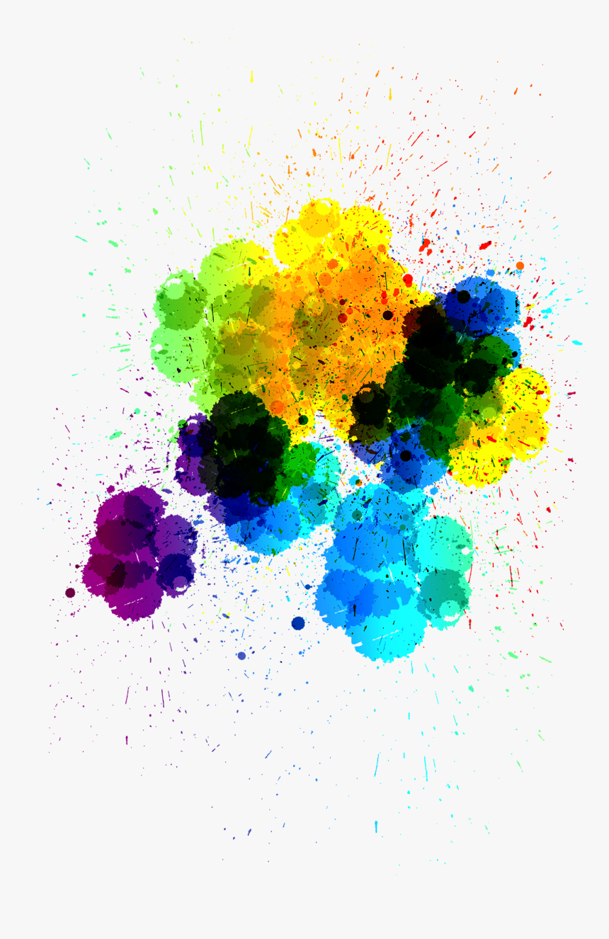 Ink Microsoft Paint Clip Art - Transparent Paint Splash Png, Png Download, Free Download