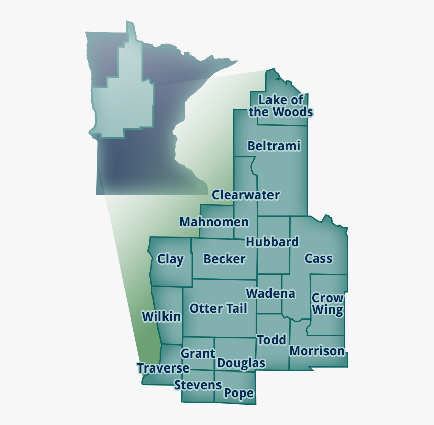 Location Map - Rural Minnesota Cep, HD Png Download, Free Download