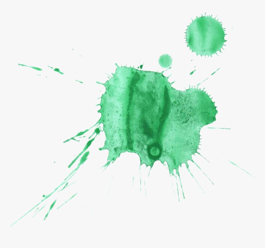 Green Drawing Watercolor - Watercolor Painting, HD Png Download, Free Download