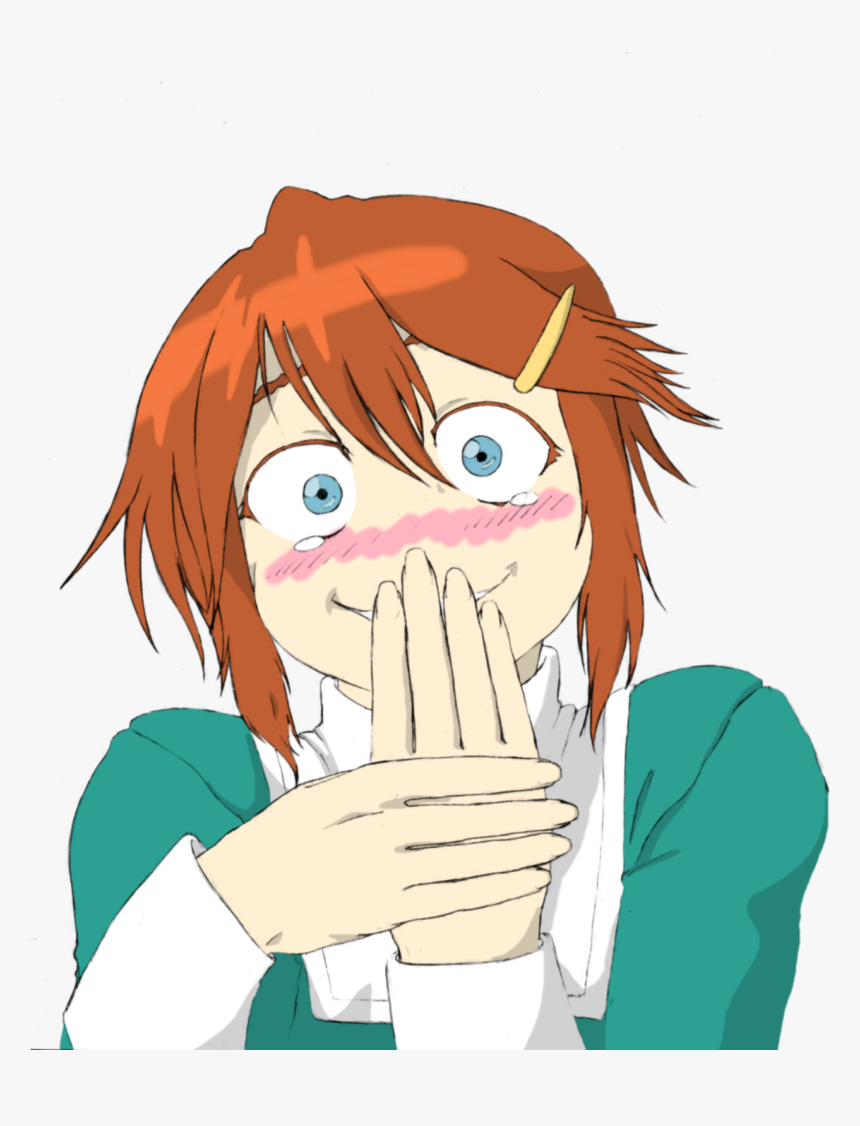 Christian Girl Laugh Smug Smile - Anime Girl Laughing Png, Transparent Png, Free Download