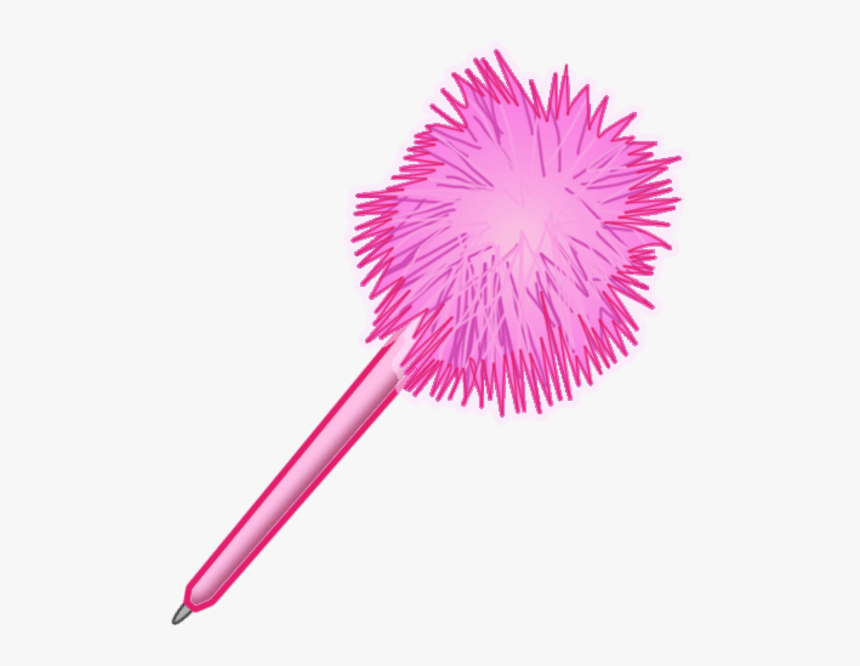 Pink Fluffy Pen Transparent, HD Png Download, Free Download