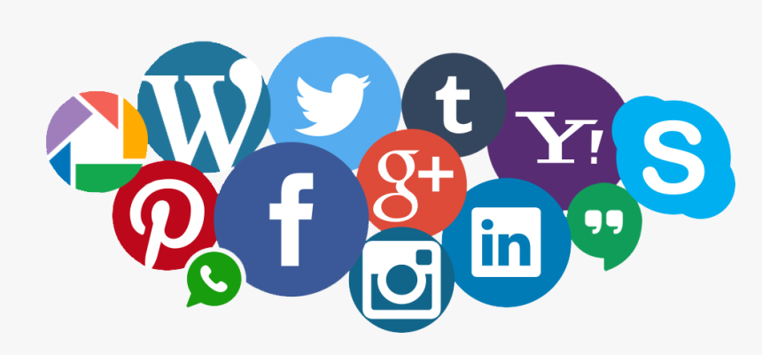 Social Media Icons - Media In 21st Century, HD Png Download, Free Download