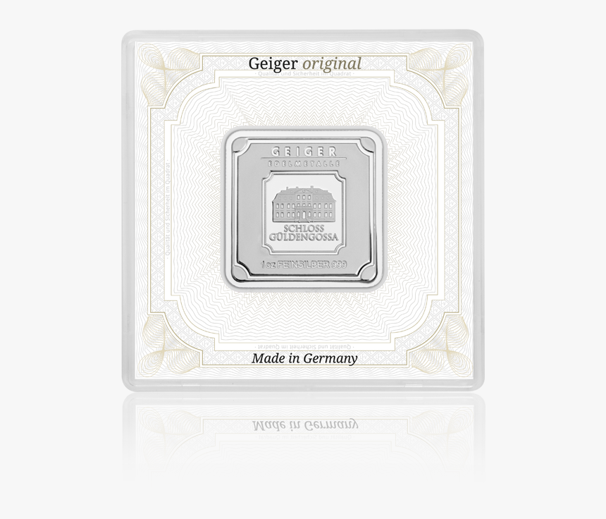 Silver Bar Geiger Original - Silver, HD Png Download, Free Download