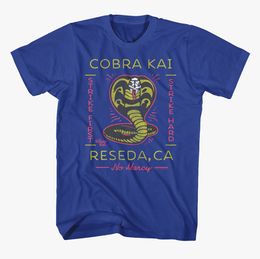 Karate Kid Neon Cobra Kai T-shirt - Cobra Kai T Shirts, HD Png Download, Free Download