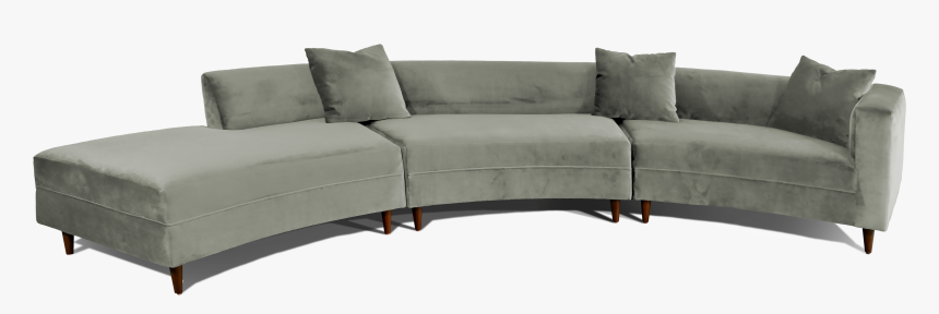 Lovely Mid Century Modern Sofa About Decenni Curva - Sofá Curva, HD Png Download, Free Download