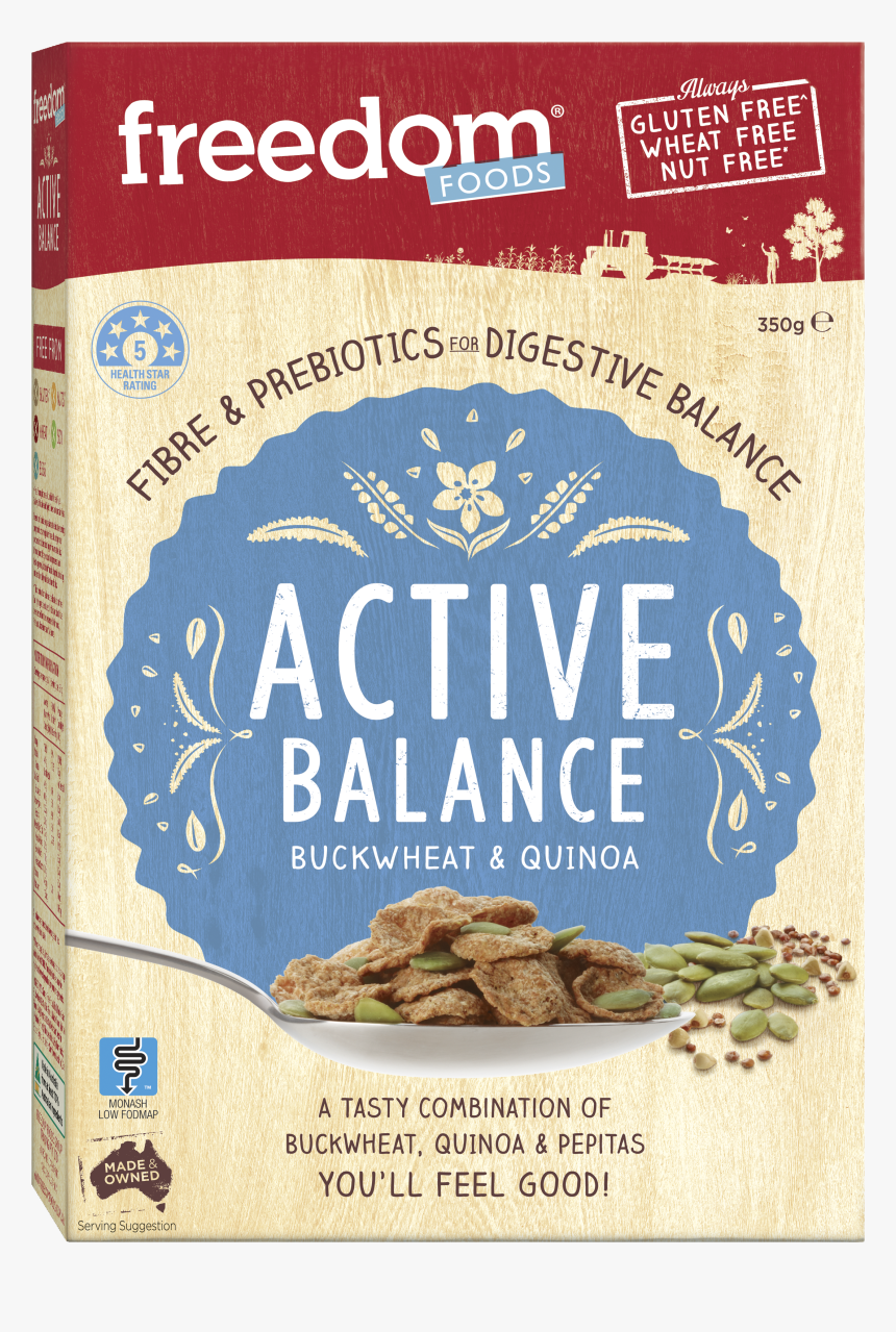 Freedom Foods Active Balance Buckwheat & Quinoa, HD Png Download, Free Download