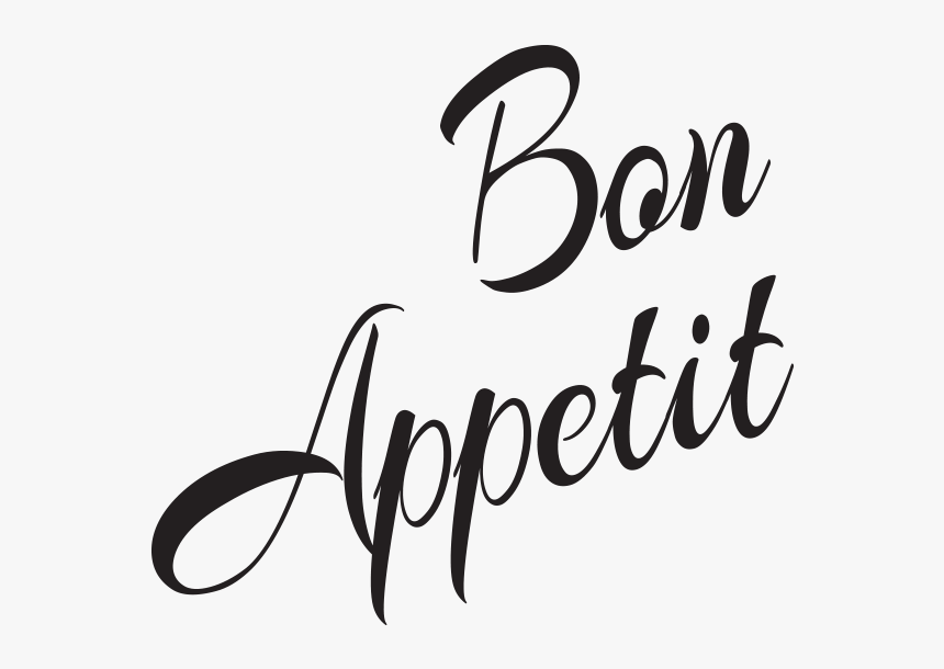 Transparent Bon Appetit Clipart - Calligraphy, HD Png Download, Free Download