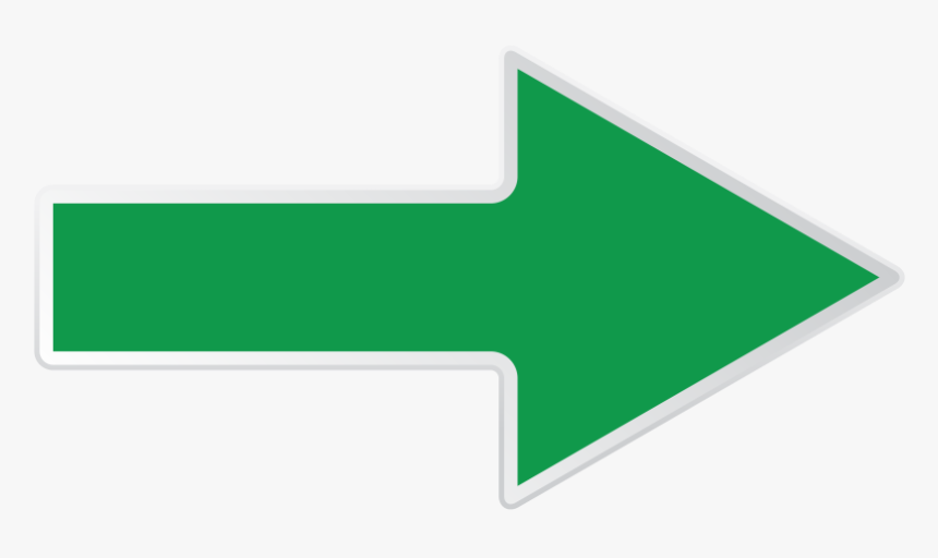 Green Right Arrow Transparent Png Image - Sign, Png Download, Free Download